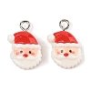 Christmas Theme Opaque Resin Pendants RESI-S08-01I-1