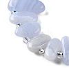 Natural Blue Lace Agate Beads Strands G-J403-03-3