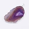 Natural Agate Big Pendants G-P305-E01-S-2