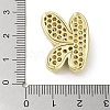 Rack Plating Brass Micro Pave Clear Cubic Zirconia Pendants X-KK-R163-05K-G-3