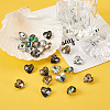 Electroplated Glass Charms EGLA-TA0001-07-12