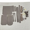 DIY Imitation Leather Rectangle Women's Crossbody Handbag Making Kits PW-WG5A4CA-02-1