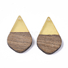 Resin & Wood Pendants X-RESI-S358-23D-2