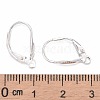 925 Sterling Silver Leverback Hoop Earrings Findings STER-A002-236-4