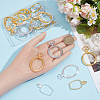 24Pcs 6 Styles Alloy Open Back Bezel Pendants FIND-SP0006-06-3