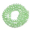 Electroplate Glass Beads Strands EGLA-A034-J6mm-B03A-2