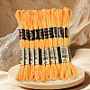 10 Skeins 6-Ply Polyester Embroidery Floss OCOR-CY0004-38G-5