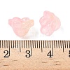 Transparent Glass Beads Caps GLAA-B028-01E-3
