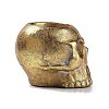 Halloween Skull Resin Candle Holders DJEW-R009-02-3