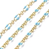 Enamel Oval Link Chains CHC-K014-10G-03-1