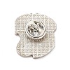 Dog Enamel Pin with Brass Butterfly Clutches JEWB-A006-03A-2