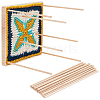 CHGCRAFT Square Wood Crochet Blocking Board DIY-CA0005-27A-1