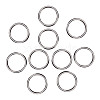 16Pcs 304 Stainless Steel Linking Rings STAS-AR0002-65A-P-1