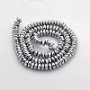 Electroplate Non-magnetic Synthetic Hematite Beads Strands G-J208C-03-2