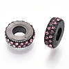 Alloy European Beads MPDL-S067-24EB-B-3