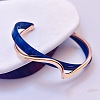 Wave Acrylic & CCB Plastic Cuff Bangles for Women FS-WGC603E-07-1