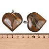 Natural Tiger Iron Pendants GG-K002-04H-3