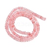 Cherry Quartz Glass Beads Strands G-K343-C26-01-5