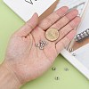 316 Surgical Stainless Steel Rhinestone Spacer Beads STAS-L285-001P-02-4
