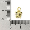 Real 18K Gold Plated Brass Pave Cubic Zirconia Pendants KK-M283-11J-02-3