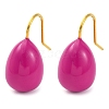 304 Stainless Steel Enamel Teardrop Dangle Earrings for Women EJEW-U023-01G-04-2