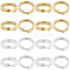 Beebeecraft 80Pcs 2 Colors Brass Split Rings KK-BBC0014-04A-1