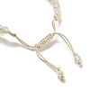 Opalite Braided Round Bead Bracelets BJEW-K251-06J-4