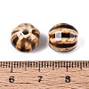 Vintage Porcelain Corrugated Beads PORC-N013-11S-3