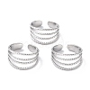 Tarnish Resistant 304 Stainless Steel Finger Rings RJEW-L102-16P-1