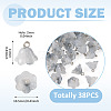 38Pcs Glass Charms GLAA-TADJ0001-19D-3