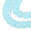 Imitation Jade Glass Beads Strands GLAA-NH0002-A01-B01-3