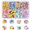800Pcs 8 Colors Opaque Acrylic Beads OACR-CJ0002-61-1