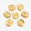 Tibetan Style Alloy Wavy Spacer Beads TIBEP-A11067-G-LF-2