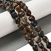 Natural Golden Silk Jade Beads Strands G-B078-D24-01-2