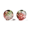 Transparent Crackle Acrylic Beads CACR-N002-13A-4