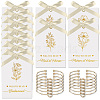12Pcs Knot Iron Torque Bangles for Women BJEW-JOY0001-09A-8