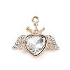 Alloy Rhinestone Pendants ALRI-C008-53P-01-1