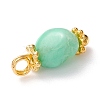 Natural Chrysoprase Charms PALLOY-JF01093-02-2