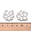 304 Stainless Steel Flower Pendants STAS-T067-29P-3