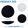 6Pcs 2 Colors EVA Fabric Pillbox Stewardess Fascinator Hat Base DIY-BC0014-07-2