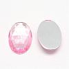 Acrylic Rhinestone Flat Back Cabochons GACR-Q011-13x18-06-2