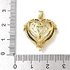 Brass Micro Pave Cubic Zirconia Pendants KK-U046-11G-01-3