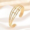 304 Stainless Steel Cuff Bangles for Women BJEW-B120-01G-02-1