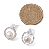 Natural Pearl Ear Studs EJEW-P286-12P-3