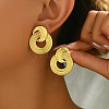 Elegant Stainless Steel Stud Earrings VF4299-4-1