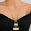 Heart and Geometric Shapes Necklaces FK2524-1