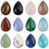 36Pcs 12 Styles Natural & Synthetic Mixed Gemstone Cabochons G-SP0001-41-7