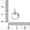 Brass Micro Pave Cubic Zirconia Pendants KK-P289-10P-3