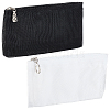 WADORN 2Pcs 2 Colors Cloth Zipper Bag FIND-WR0005-46-1