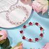 2Pcs Glass Beads Stretch Bracelets BJEW-JB11414-1